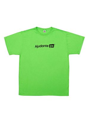 Camiseta Unissex Ajudante PX - Cor Verde