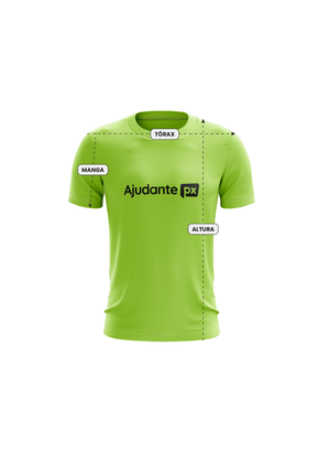 Camiseta Unissex Ajudante PX Cor Verde