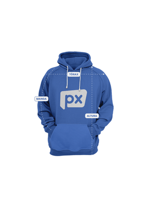 Moletom Unissex Canguru com Capuz Motorista PX