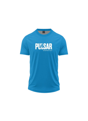 Camiseta Baby Look Pulsar Gola Azul